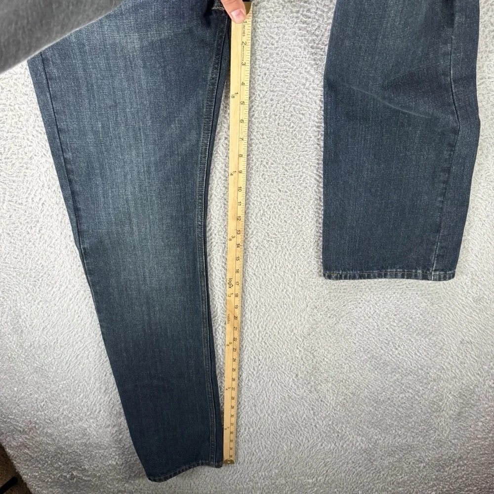 Levi's Jeans Mens 32x36 Blue 527 Slim Bootcut 100% Cotton Western Cowboy Denim